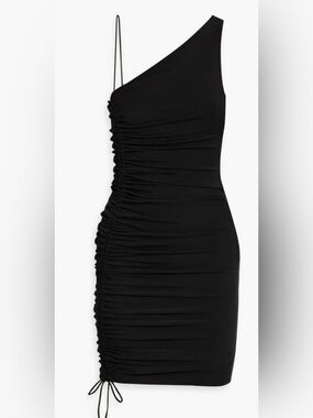 Alice + Olivia Bonnie One-Shoulder Ruched Bodycon Dress size 0